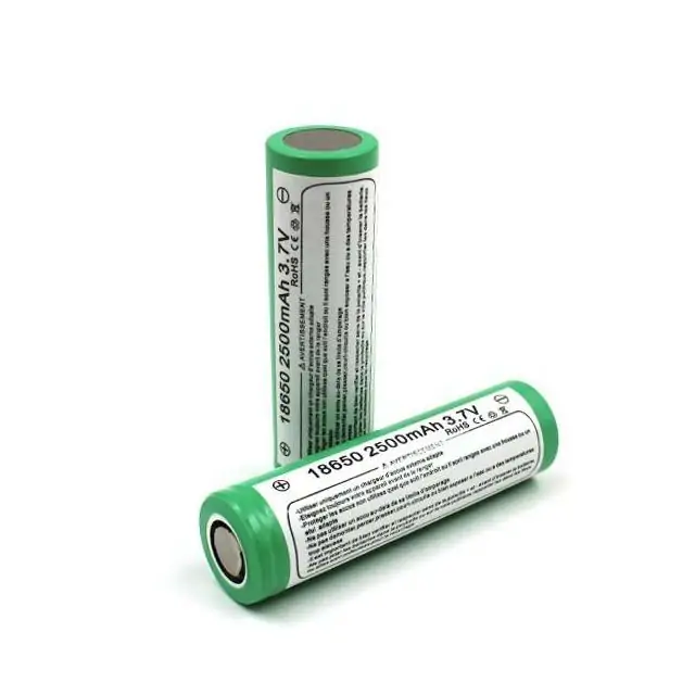 Set of 2 Samsung 18650 25R - 2500 mAh - 20A