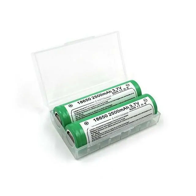 Set of 2 Samsung 18650 25R - 2500 mAh - 20A