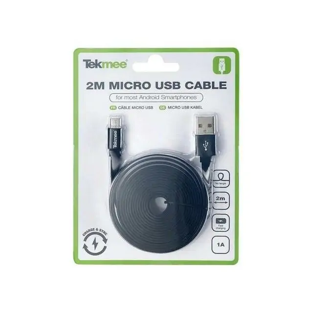 Câble Micro USB 2m 1A - Tekmee