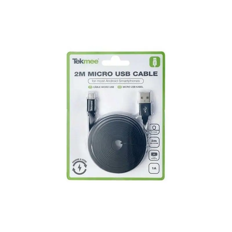 Câble Micro USB 2m 1A - Tekmee