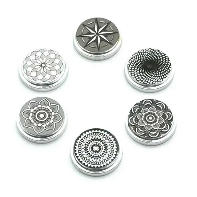 BB Button Engraved Pattern - SnV x Volute