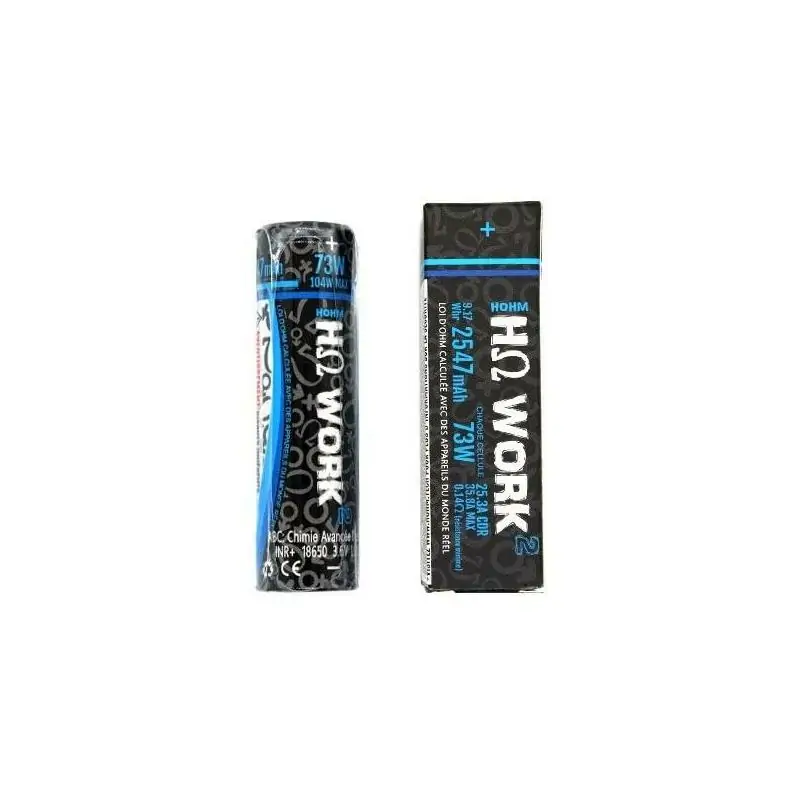 Accu Hohm Work² 18650 2547 mAh - HohmTech