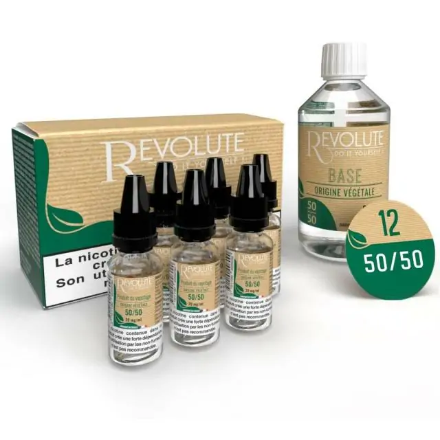 Base Vegetal Pack 12mg/ml 100ml - Revolute