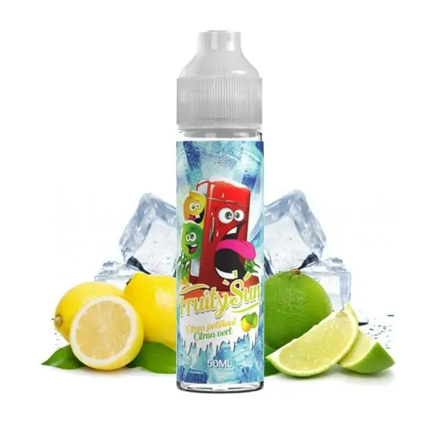 Citron pétillant Citron vert 50ml - Fruity Sun