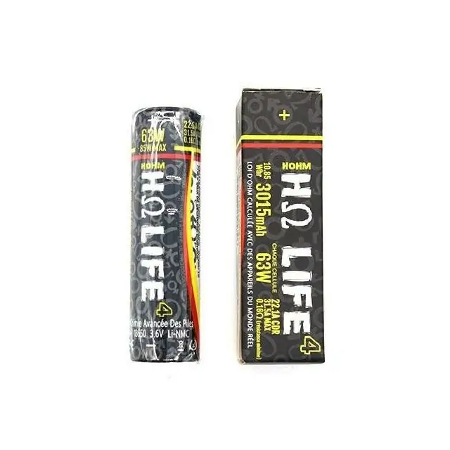 Accu Hohm Life⁴ 18650 3015 mAh - HohmTech