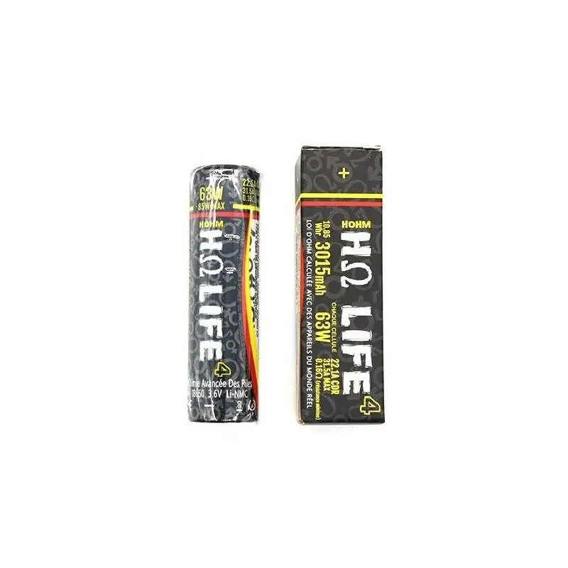 Accu Hohm Life⁴ 18650 3015 mAh - HohmTech