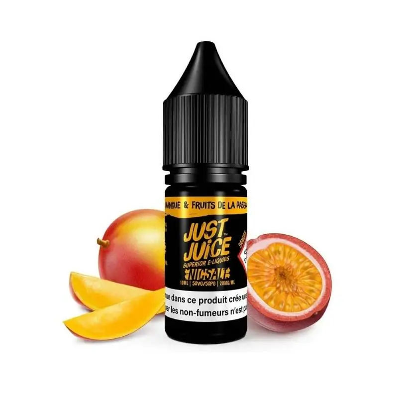 Mango & Passion Fruit Nic Salt - Just Juice