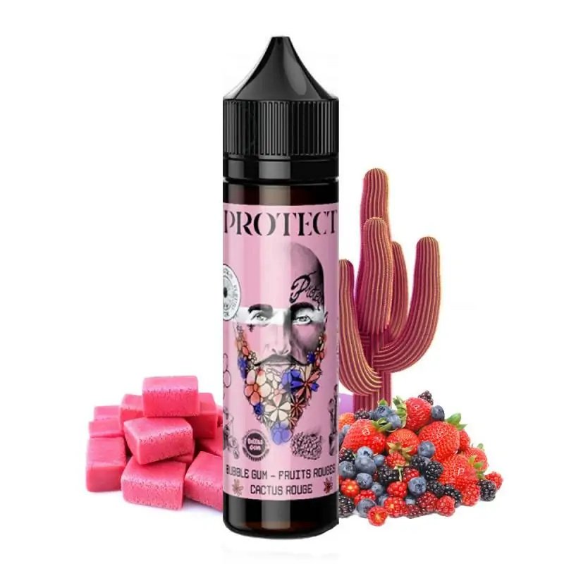 Bubble Gum Fruits Rouges Cactus Rouge 50ml - Protect