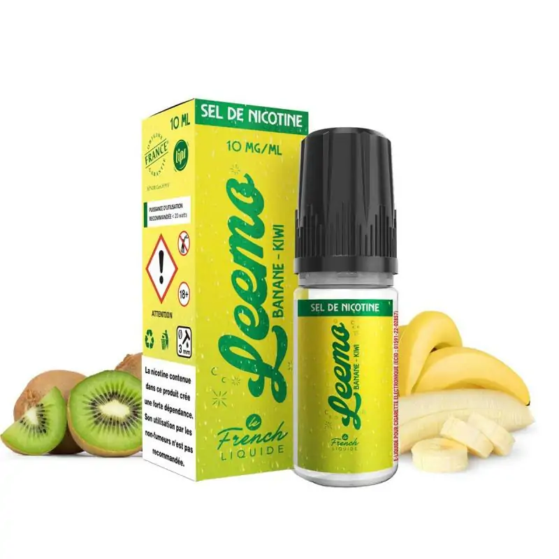 Banane Kiwi Sel de Nicotine - Leemo