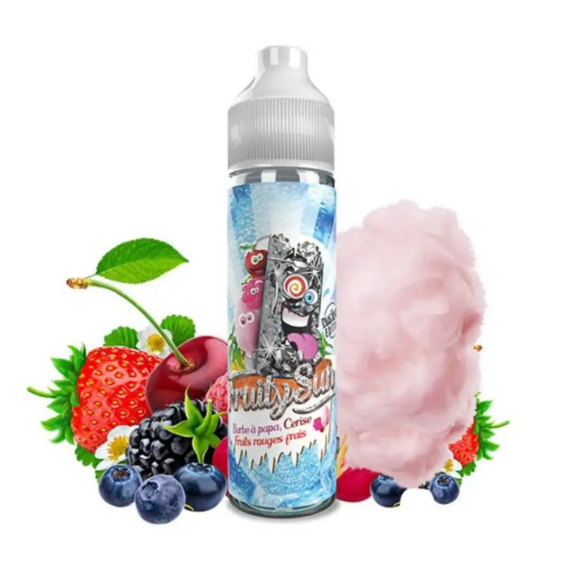 Barbe à Papa Cerise Fruits Rouges 50ml - Fruity Sun