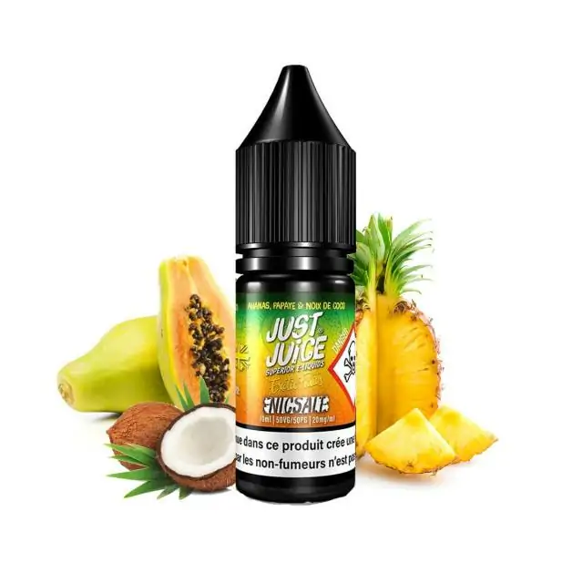 Ananas, Papaye & Noix de coco Nic Salt - Just Juice