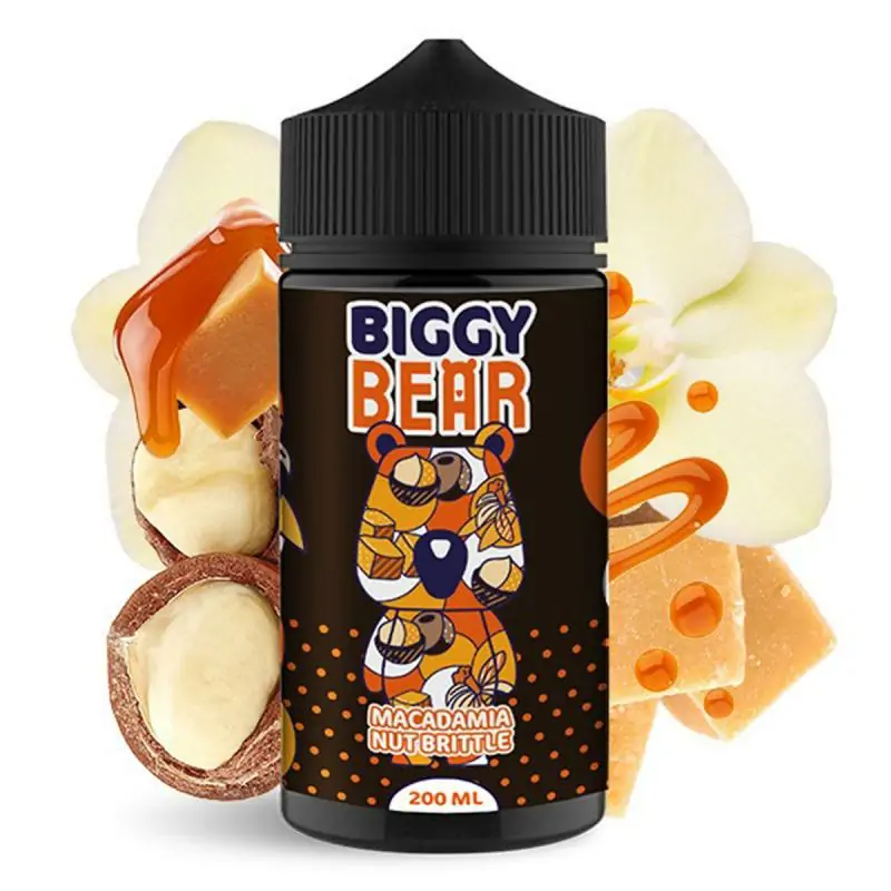 Macadamia Nut Brittle 200ml - Biggy Bear