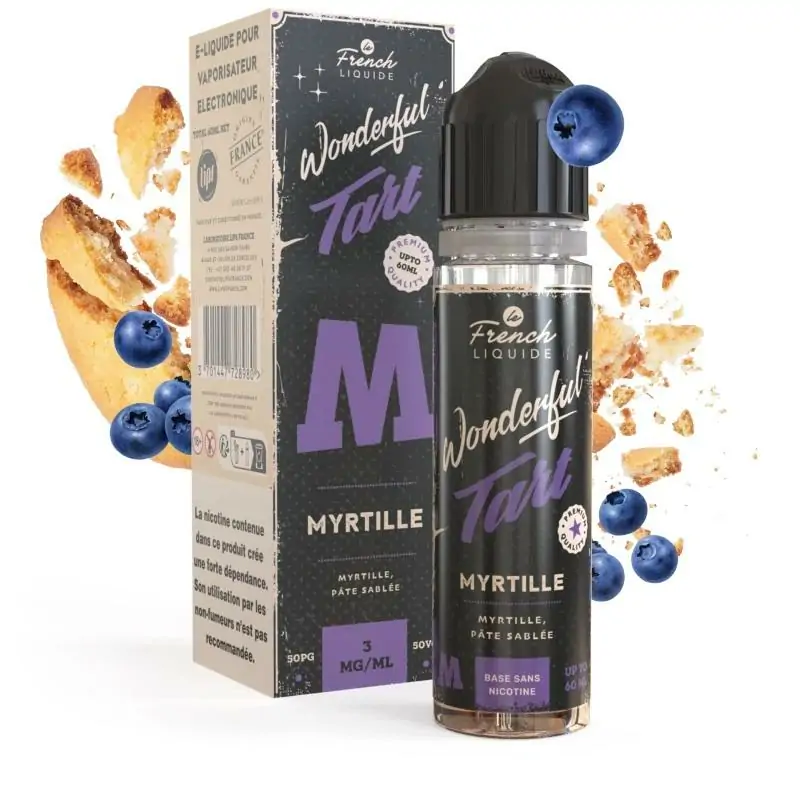Wonderful Tart Myrtille 60ml - Le French Liquide