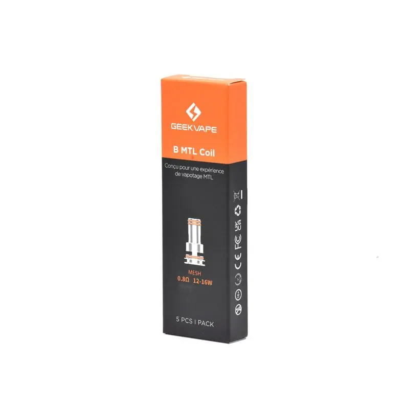 Résistances B MTL 0.8 ohm (x5) - GeekVape