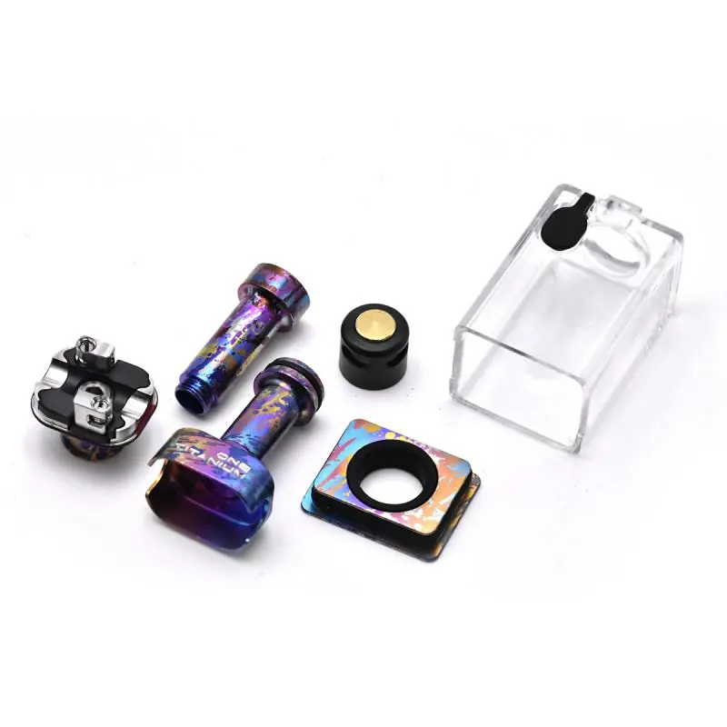 ONE Titanium RBA Rainbow Splatter - Sturdy MFG