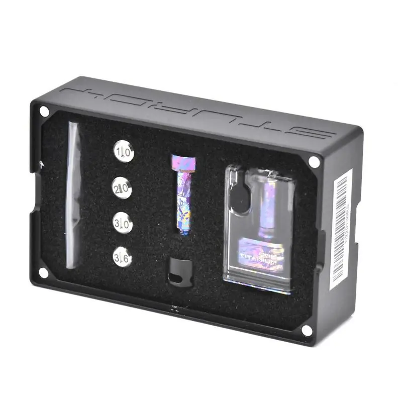 ONE Titanium RBA Rainbow Splatter - Sturdy MFG