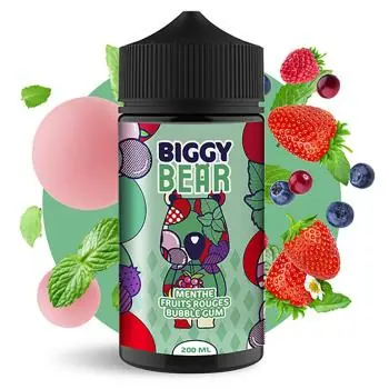 Menthe Fruits Rouges Bubble Gum 200ml - Biggy Bear