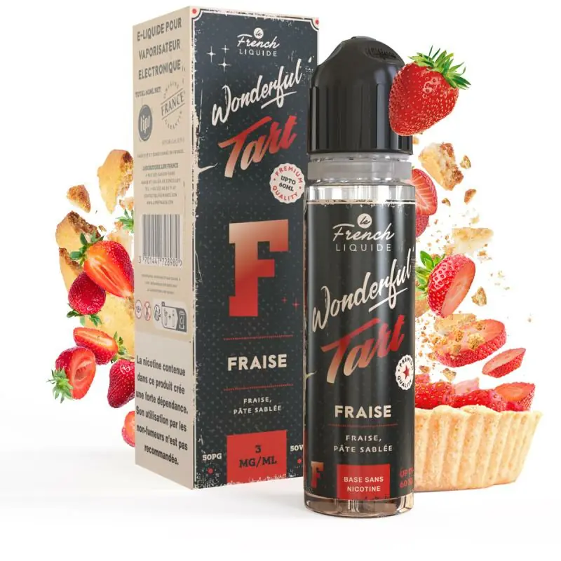 Wonderful Tart Fraise 60ml - Le French Liquide