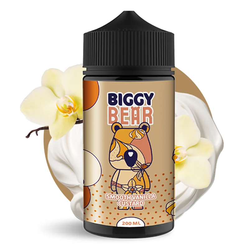 Smooth Vanilla Custard Flakes 200ml - Biggy Bear