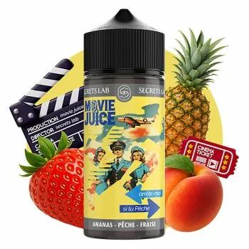 Arrête moi si tu Pêche 100ml - Movie Juice
