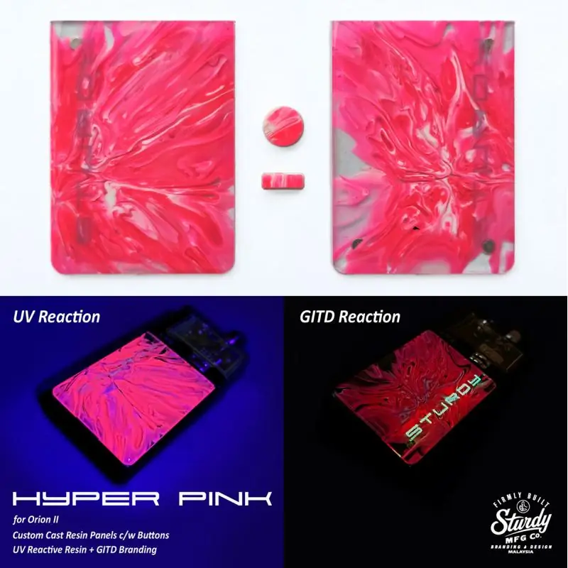 Panels Orion II Hyper Pink - Sturdy MFG
