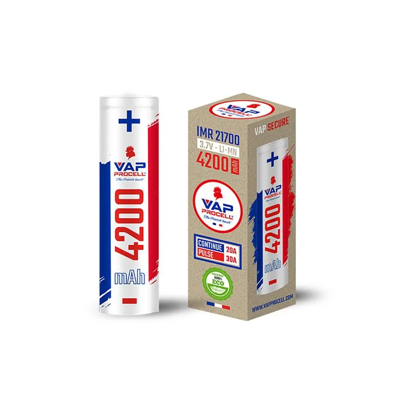 Battery 21700 IMR 4200 mAh - Vap Procell