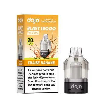Dojo Blast 15K Fraise Banane Cartridge - Vaporesso