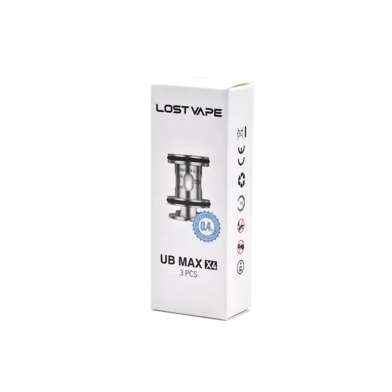 Résistances UB Max 0.4 ohm (x3) - Lost Vape