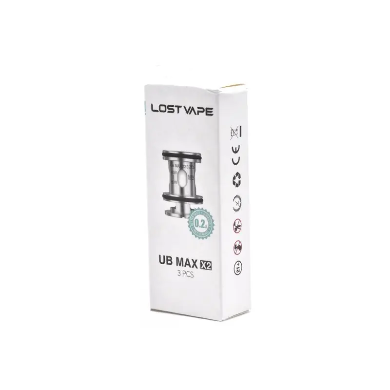 UB Max 0.2 ohm Coils (x3) - Lost Vape