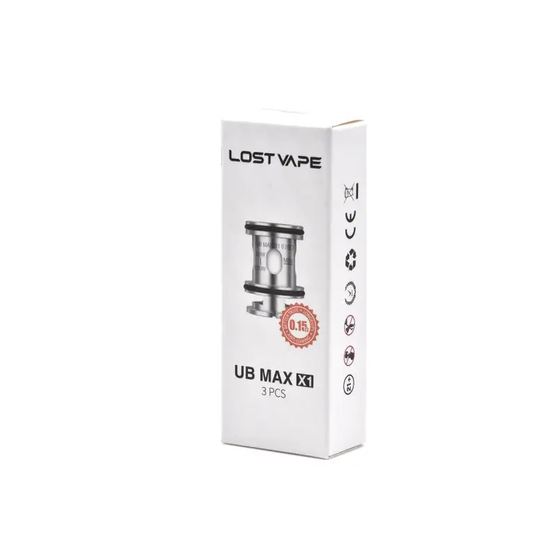 Résistances UB Max 0.15 ohm (x3) - Lost Vape
