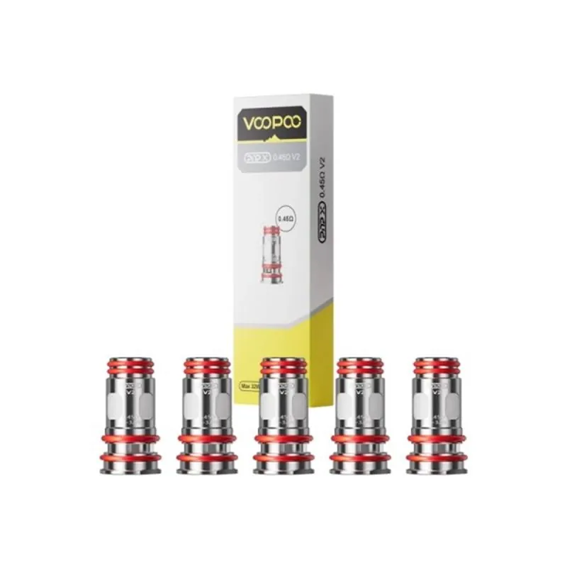 PnP X V2 0.45 omh Coils (x5) - VOOPOO