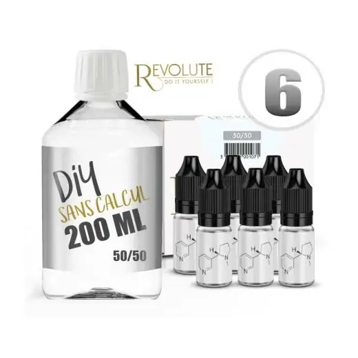 Pack Start 200ml 50/50 6mg/ml - Revolute