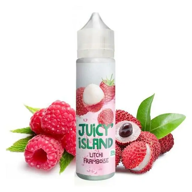 Litchi Framboise 50ml - Juicy Island