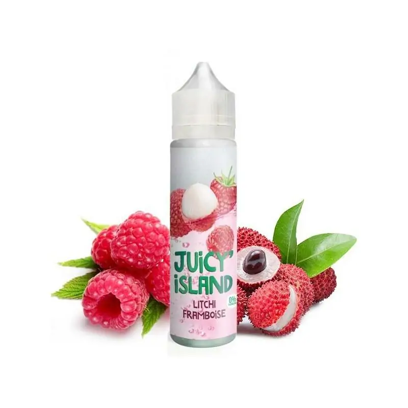 Litchi Framboise 50ml - Juicy Island