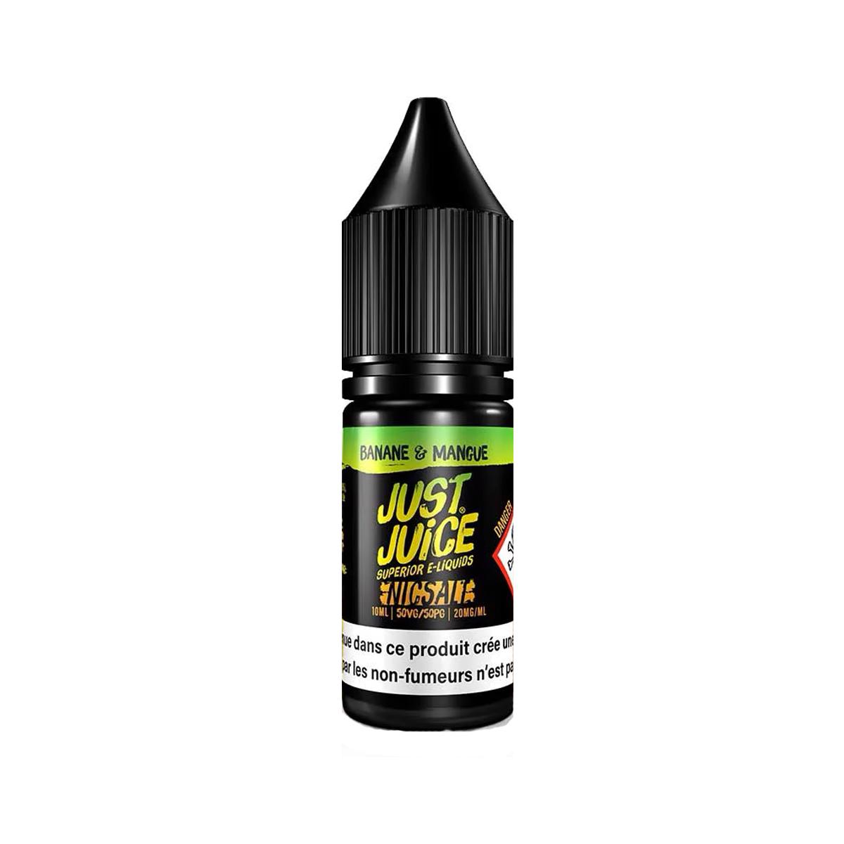 elfbar nachfüll pod läuft aus E-Liquide Banane & Mangue Nic Salt - Just Juice