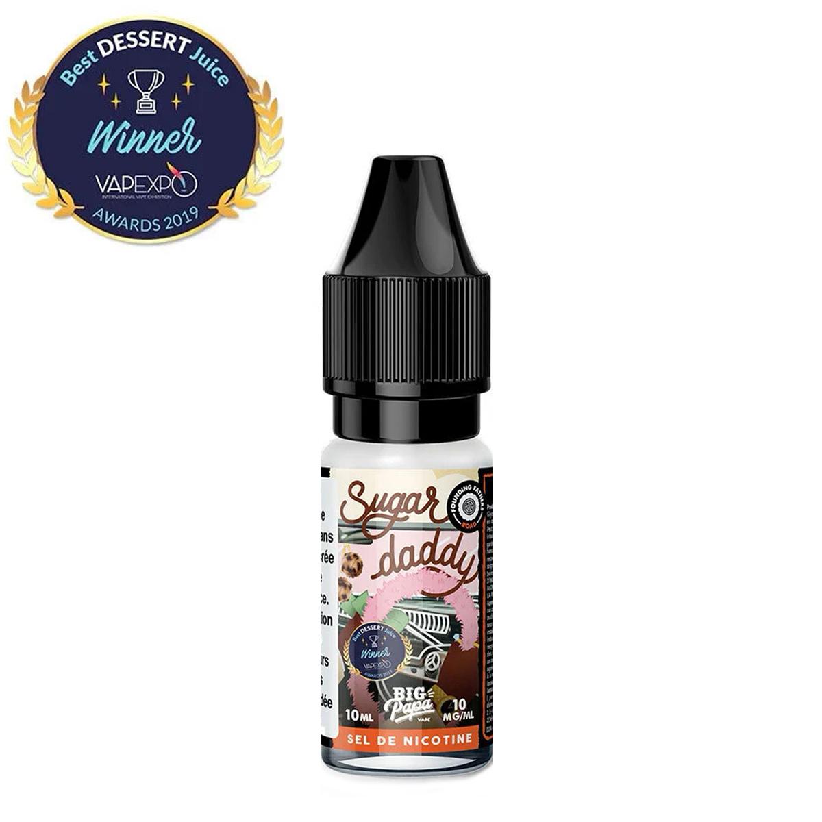 E-Liquid Sugar Daddy Sel de nicotine - Big Papa | Steam and Vape
