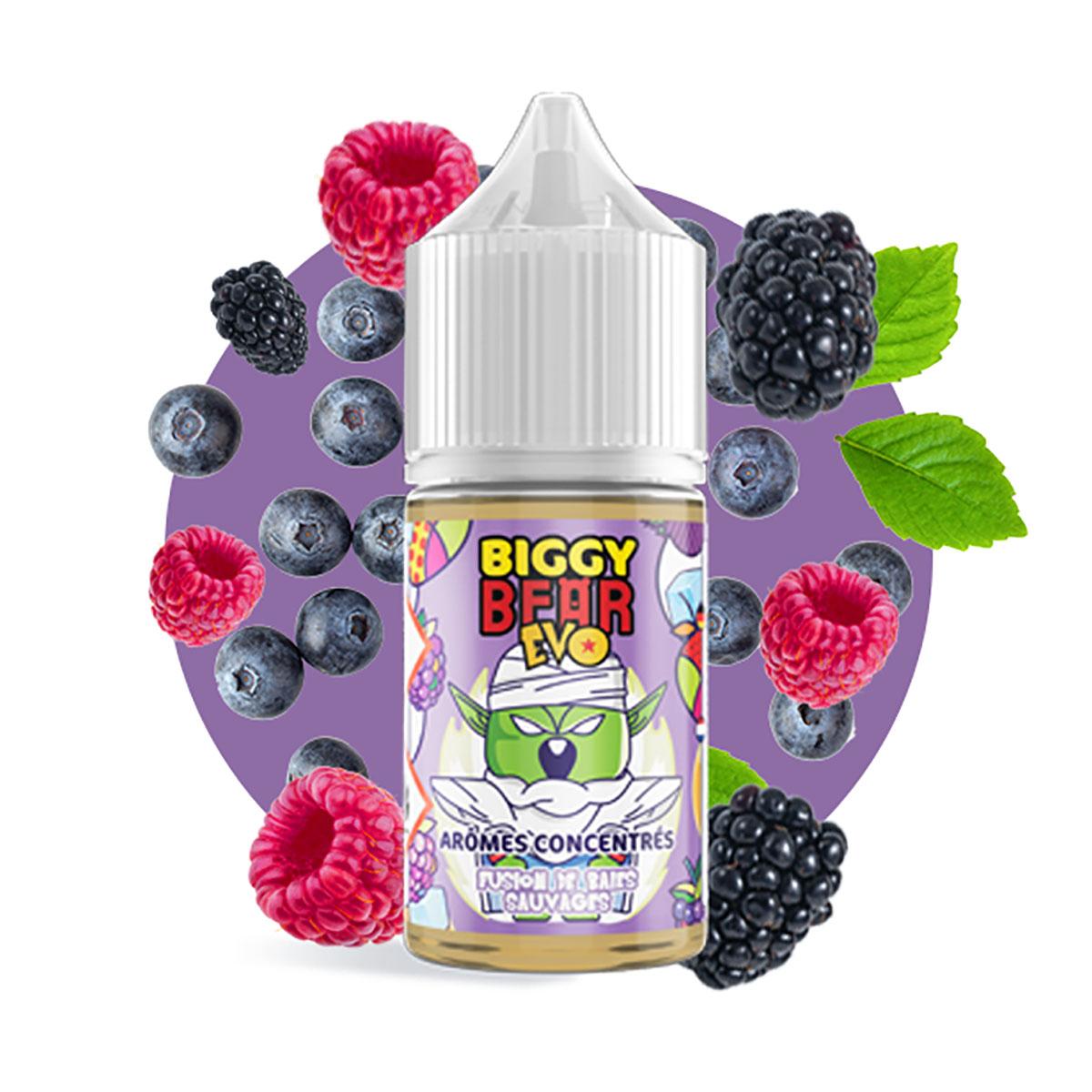 elfbar nachfüll pod läuft aus Arôme Concentré Fusion de Baies Sauvages - Biggy Bear EVO - DIY