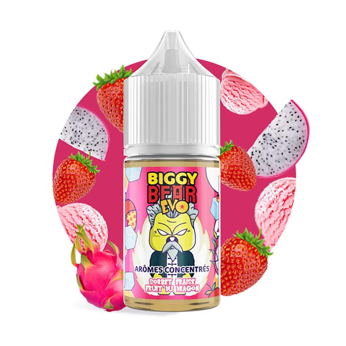 Arôme Concentré Sorbet Fraise Fruit du Dragon - Biggy Bear EVO