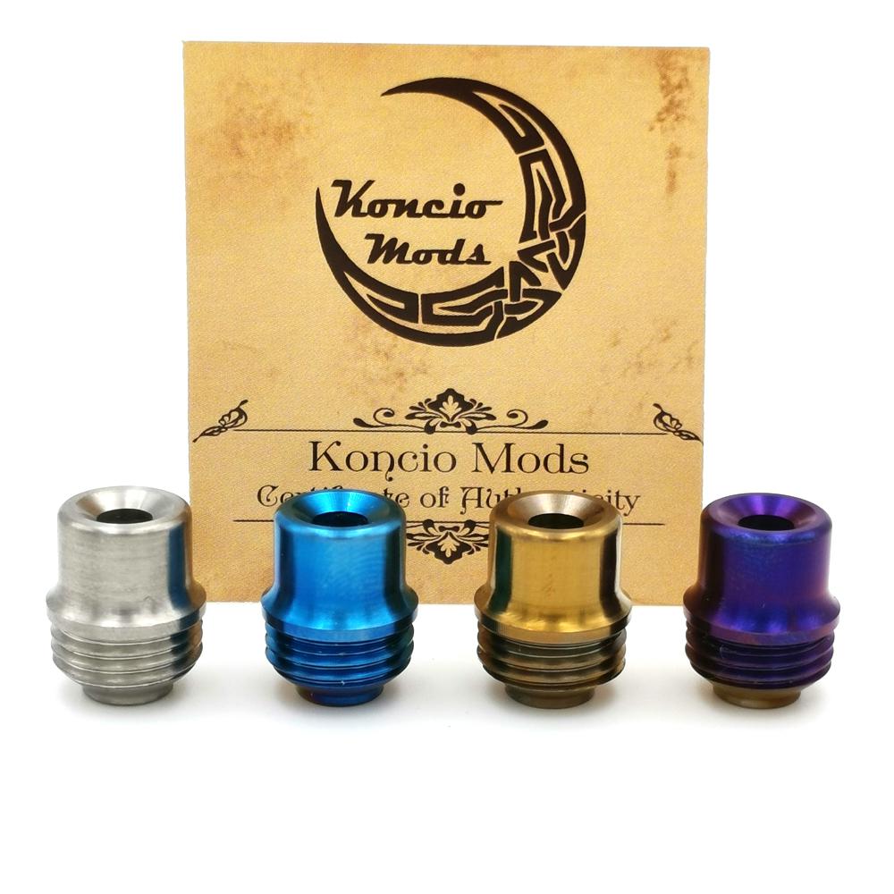 BB Titanium Drip Tip Koncio Mods Steam and Vape
